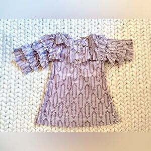 Kate Quinn baby girl 12-18 month ruffle Easter dress mauve purple — family pics